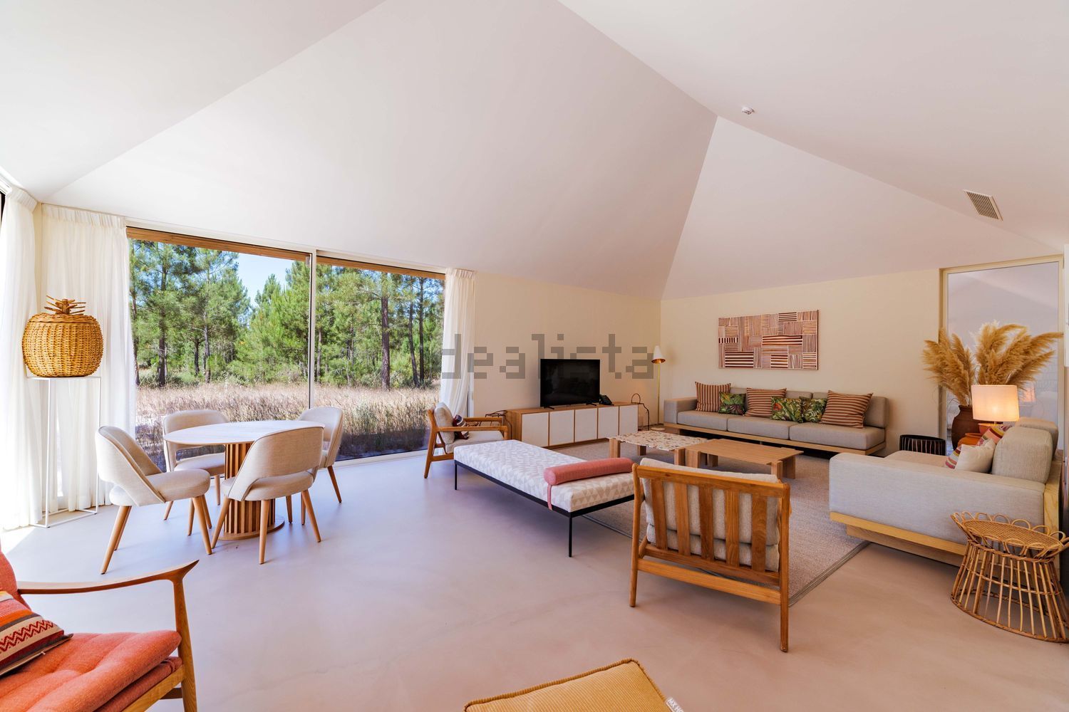 小楼房或独栋别墅出售在Estrada de Bicas - 客厅