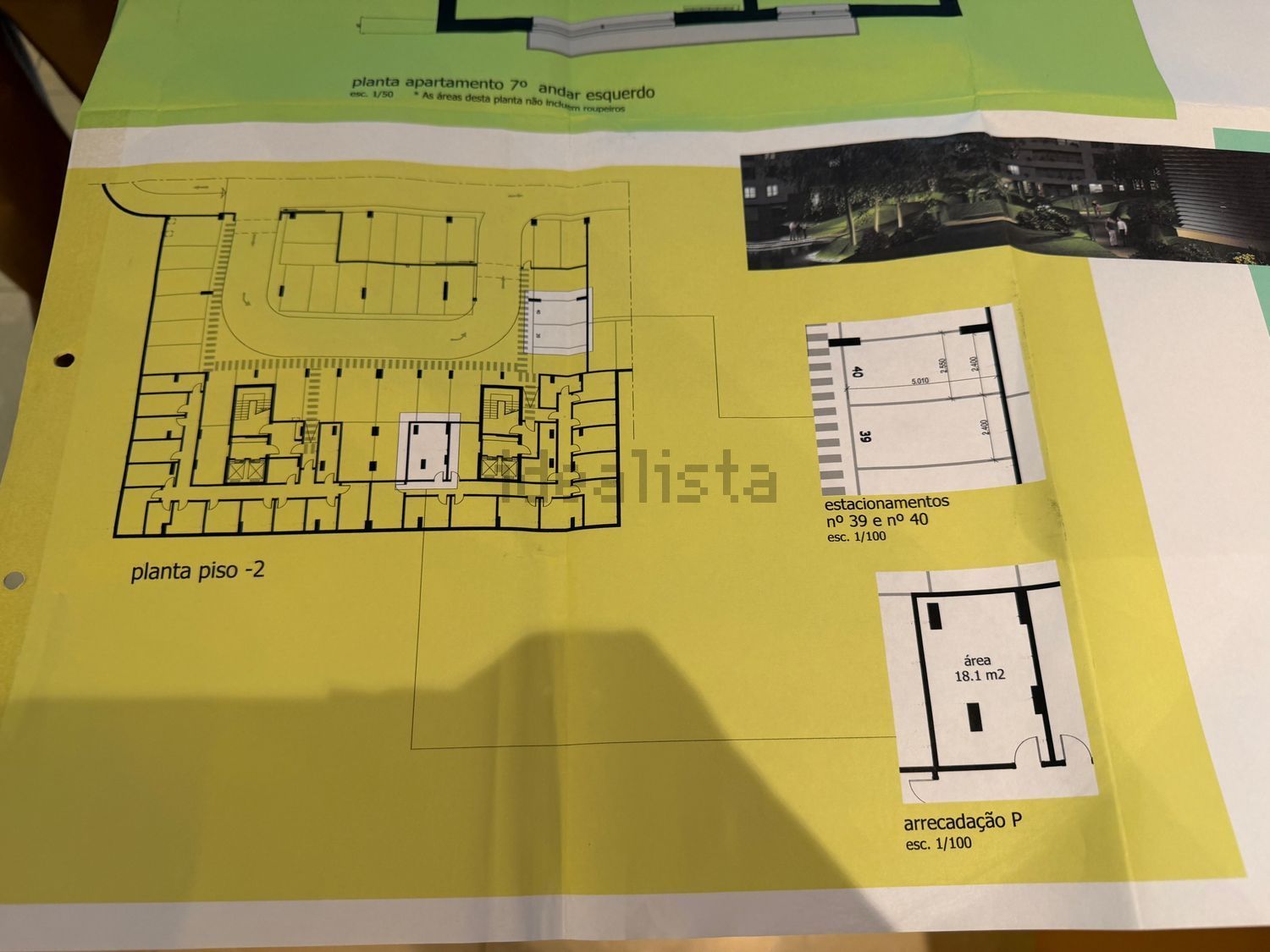 公寓 t3出售在Rua Mario de Azevedo Gomes, 1 - 平面图