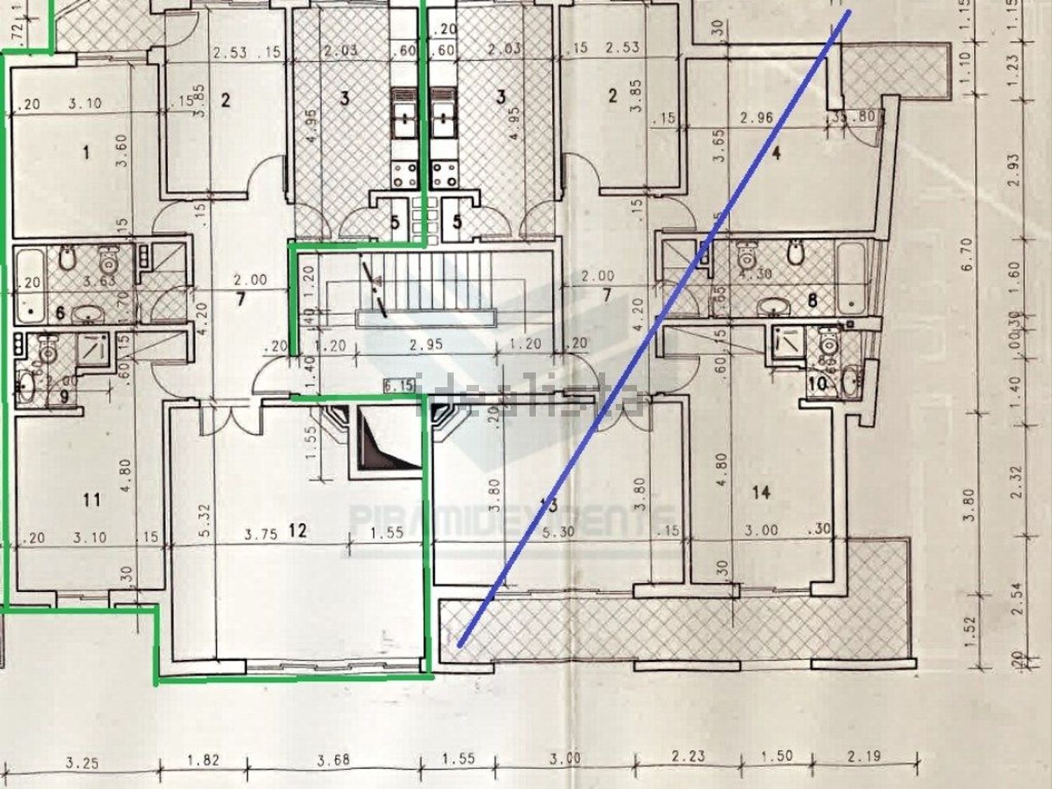 公寓 t3出售在Moita - 平面图