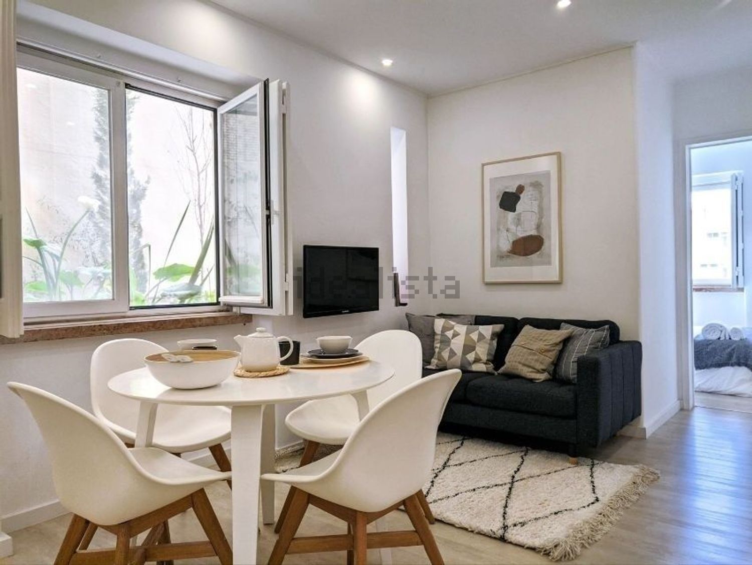 出租公寓 t1Calçada Necessidades, 66 - 客厅