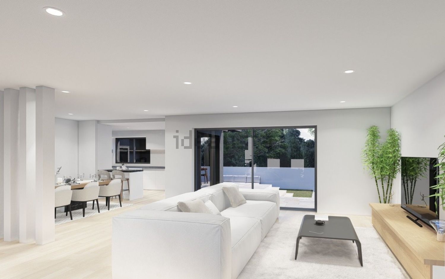 小楼房或独栋别墅出售在Centro - 客厅