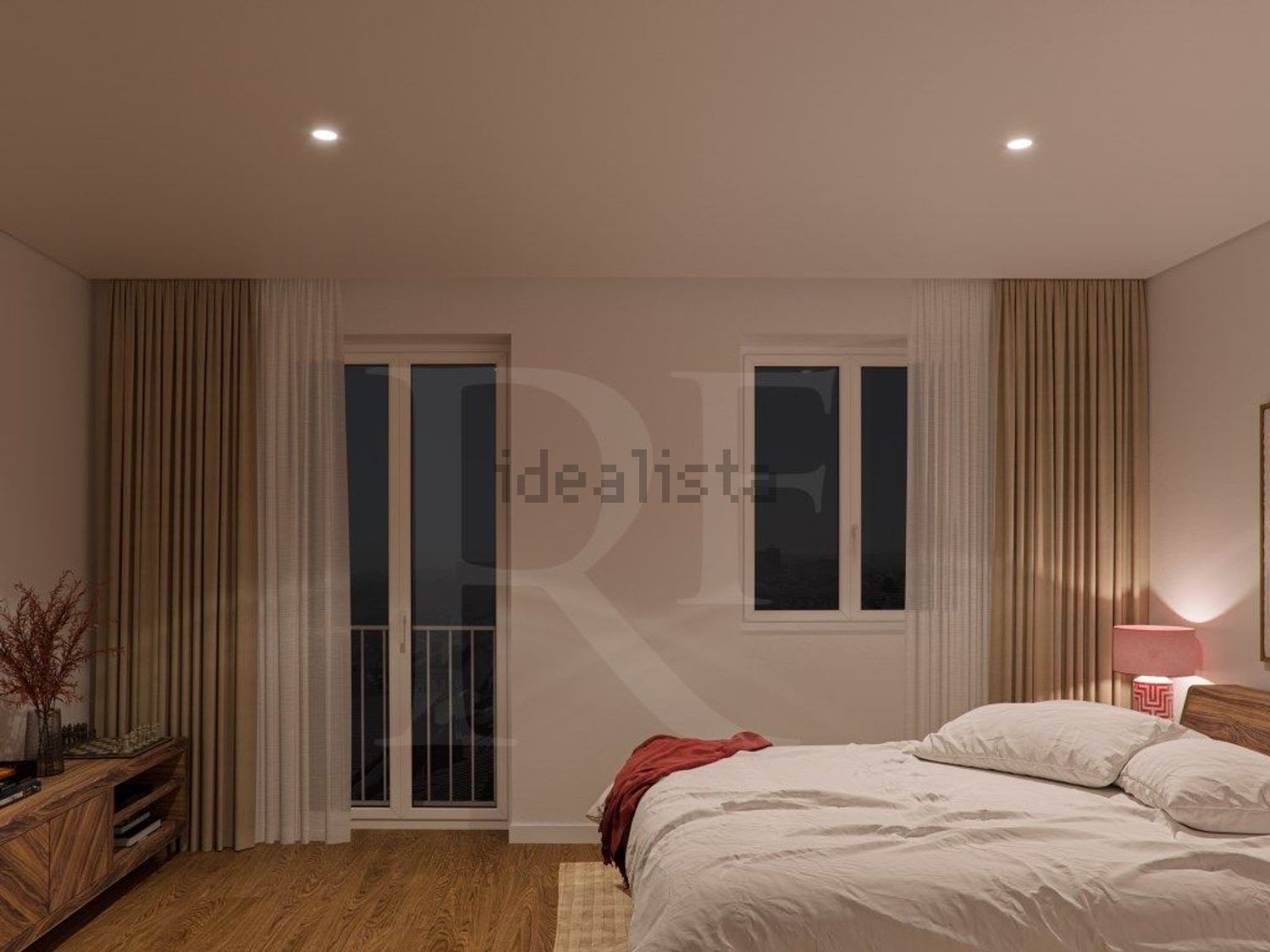 公寓 t2出售在Bairro dos Actores - Barão Sabrosa - 卧室