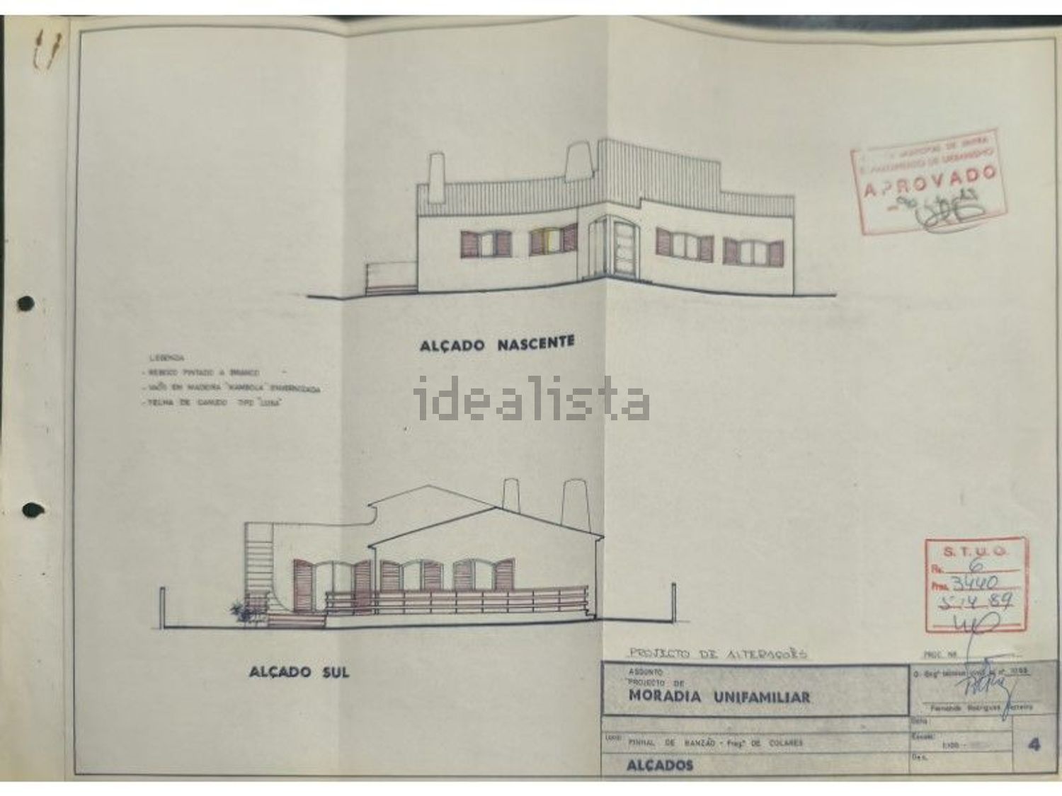 小楼房或独栋别墅出售在Rua dos Trovadores do Século XII - 平面图