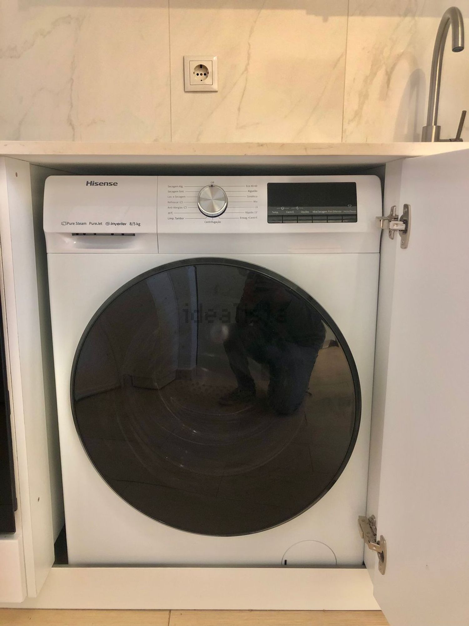 出租t0（单人公寓）在Rua Infante Dom Pedro, 1 - 厨房