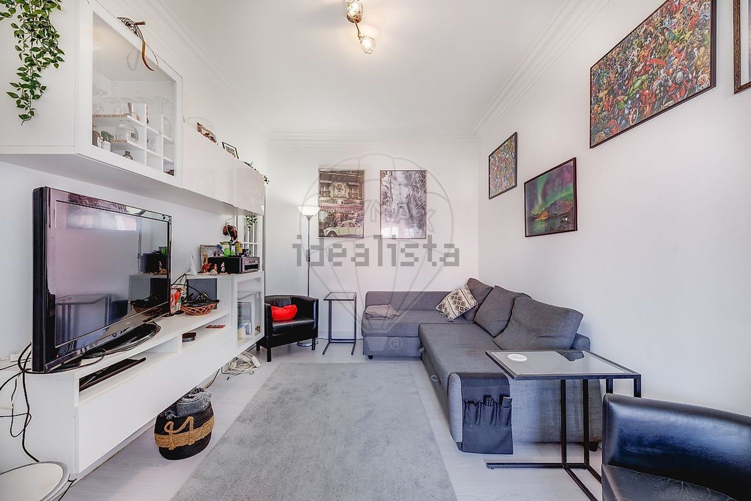 公寓 t2出售在Rua Cândido dos Reis - 客厅