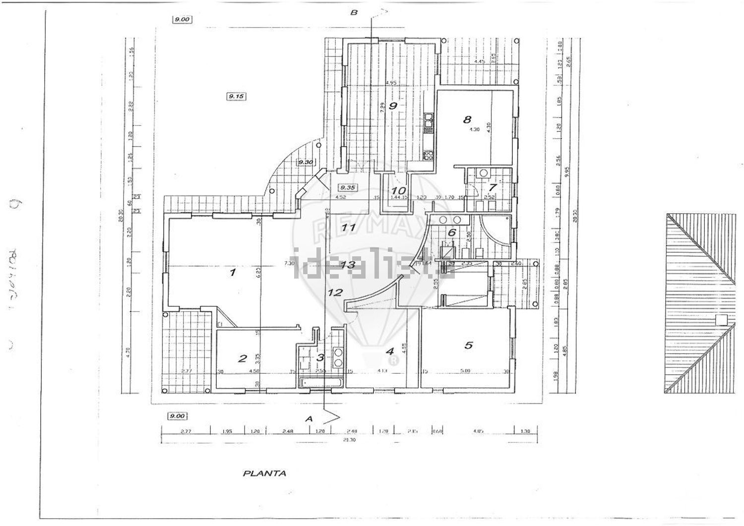小楼房或独栋别墅出售在Rua do Sol - 平面图