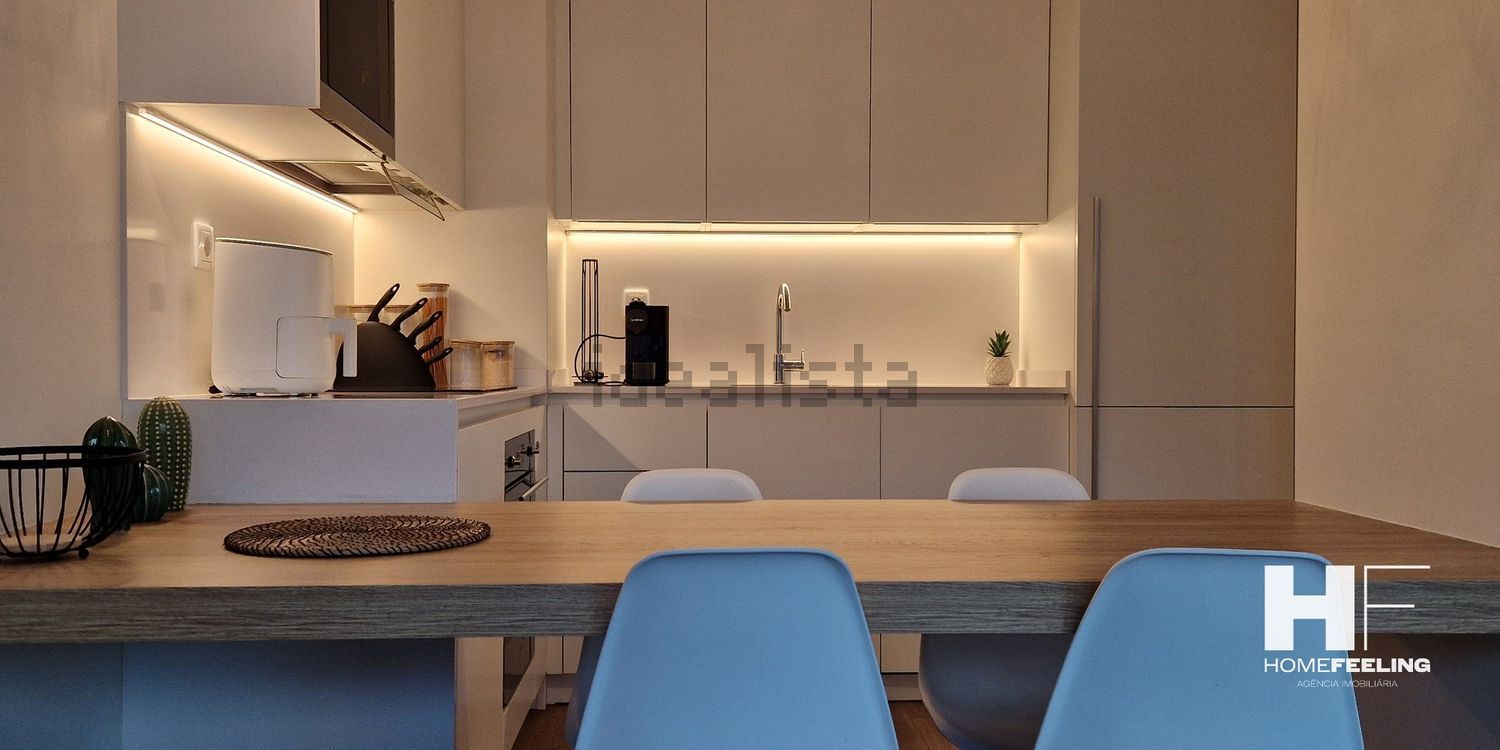 出租公寓 t1在Avenida de Berlim - 厨房