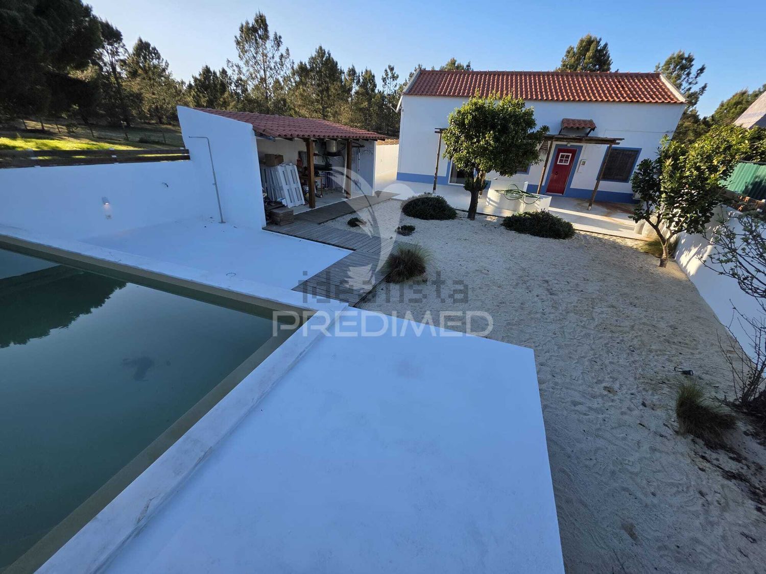 出租阿连特茹山Monte Seco - 游泳池