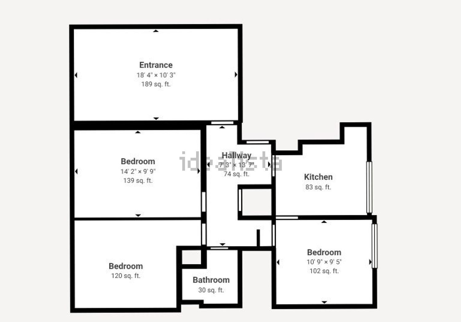 公寓 t3出售在Moita - 平面图