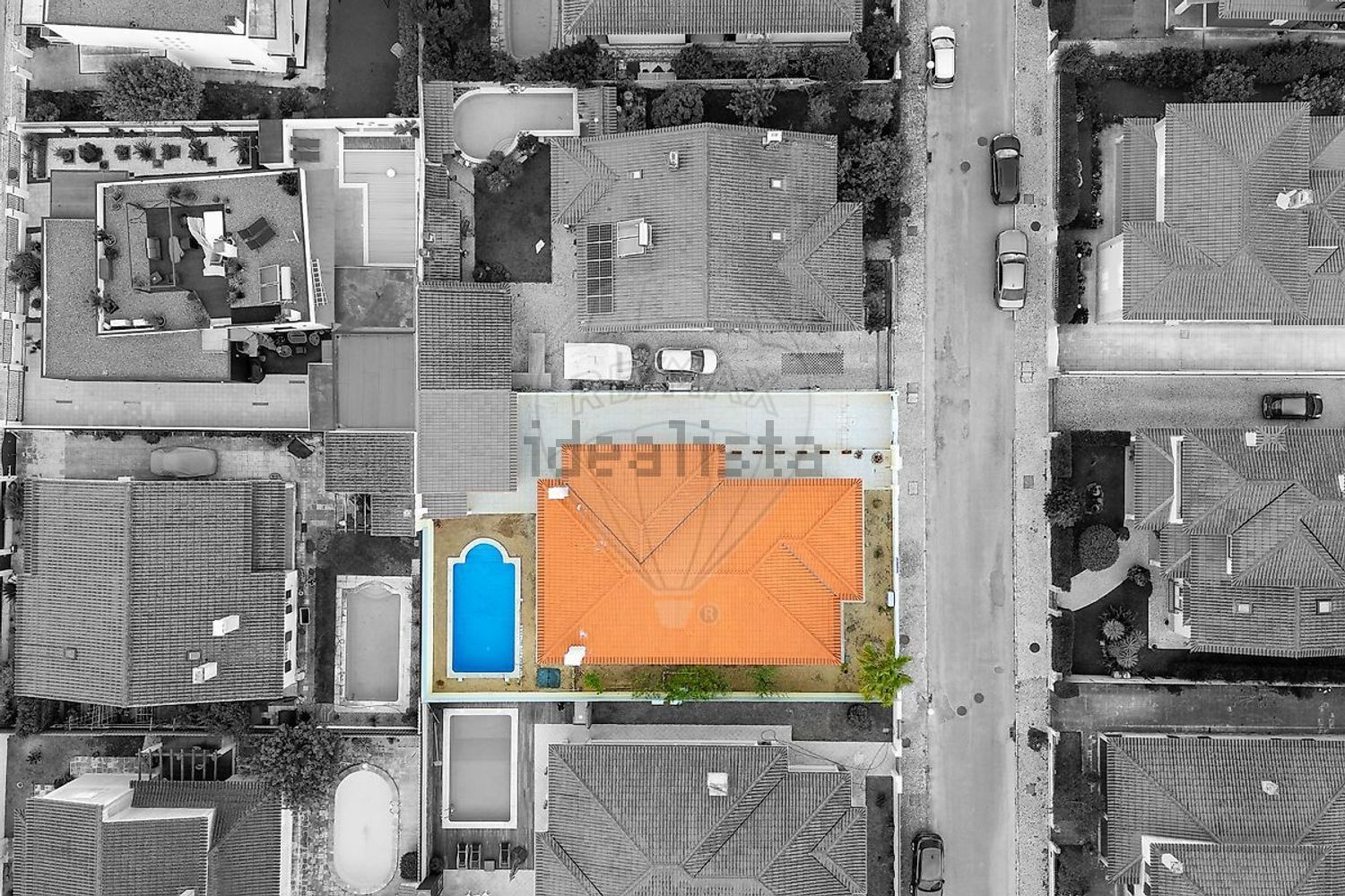 小楼房或独栋别墅出售在Rua Jorge Peixinho - 平面图