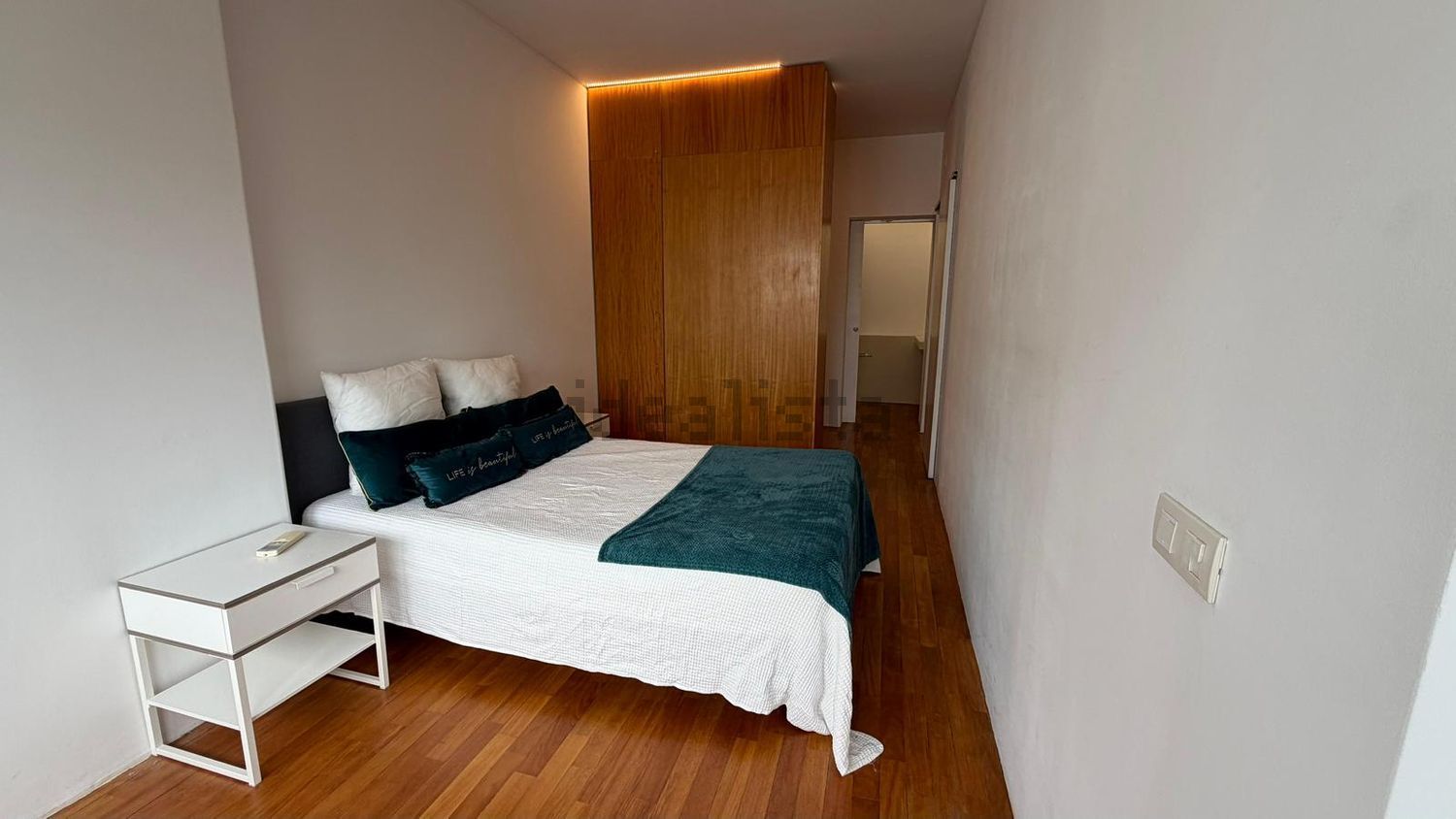 出租公寓 t2在Avenida Conselheiro Barjona de Freitas, 9 - 卧室