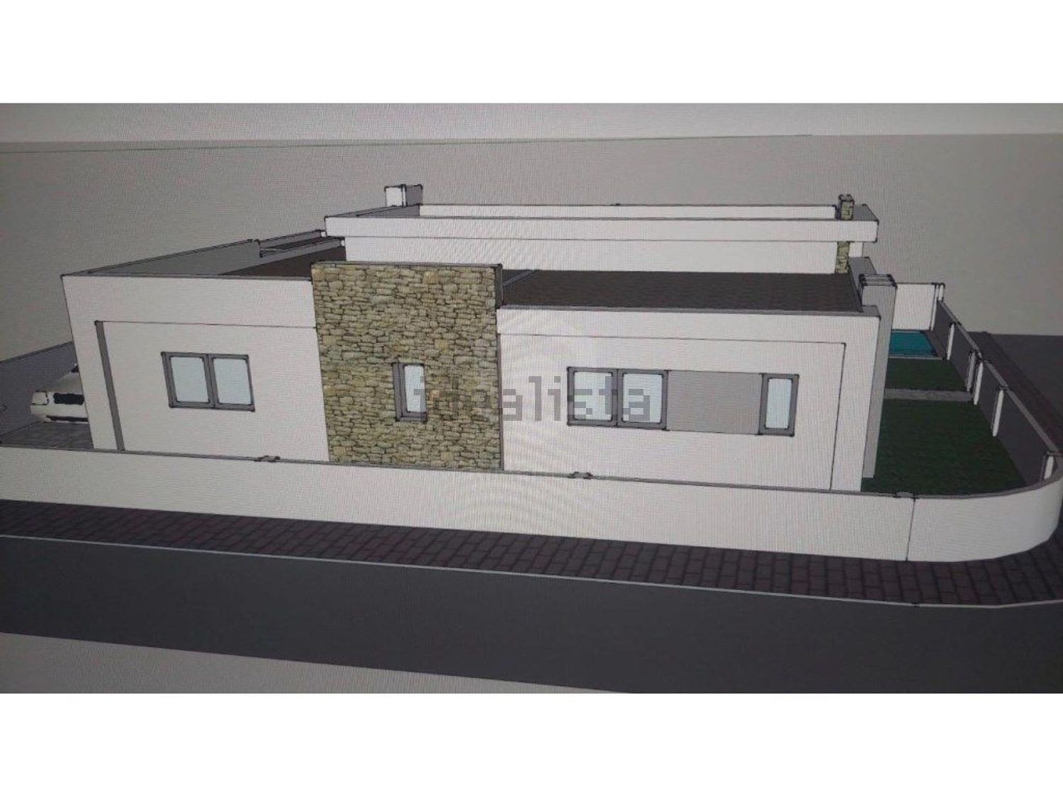 小楼房或独栋别墅出售在Rua da Vinha, 3 a - 平面图