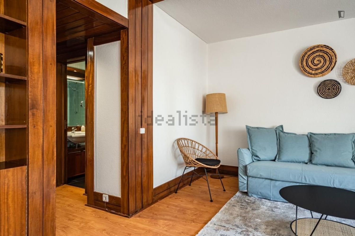 出租公寓 t2在Rua da Azinheira - 客厅