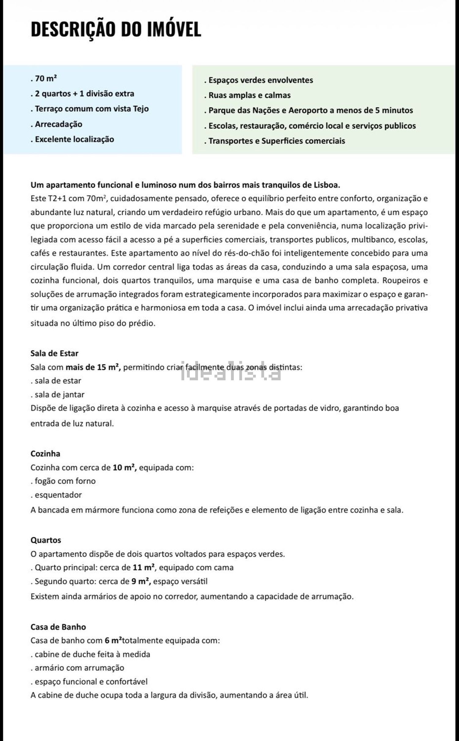 公寓 t2出售在Rua Capitão Santiago de Carvalho, 2 Lote - 详情