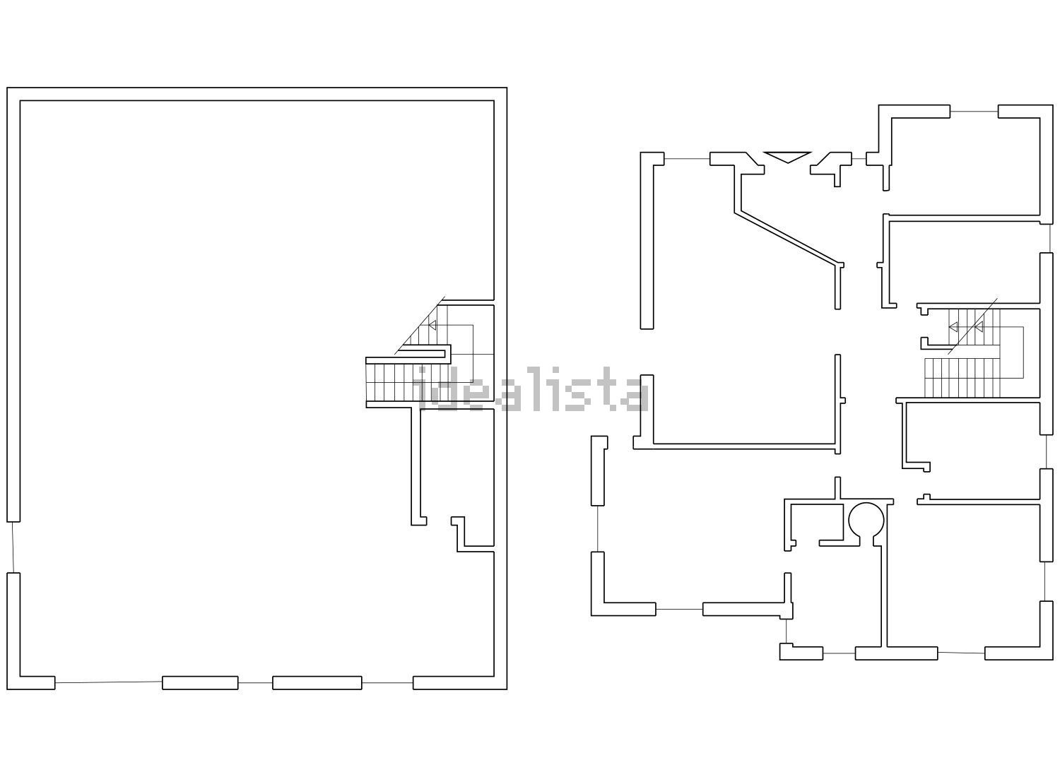 小楼房或独栋别墅出售在Santo Isidoro - 平面图