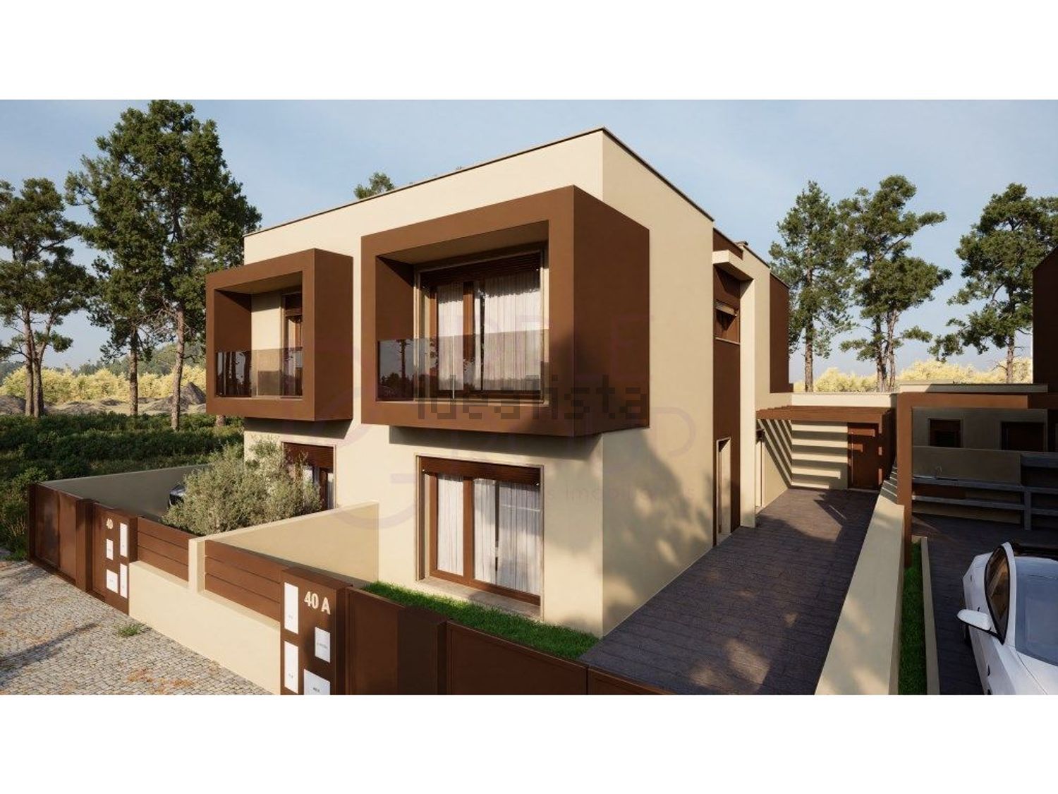 双拼别墅出售在Pinhal do General - 外立面