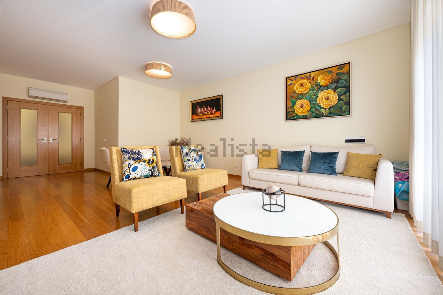 出租公寓 t3在Rua Professor Dias Valente, 291 - 客厅