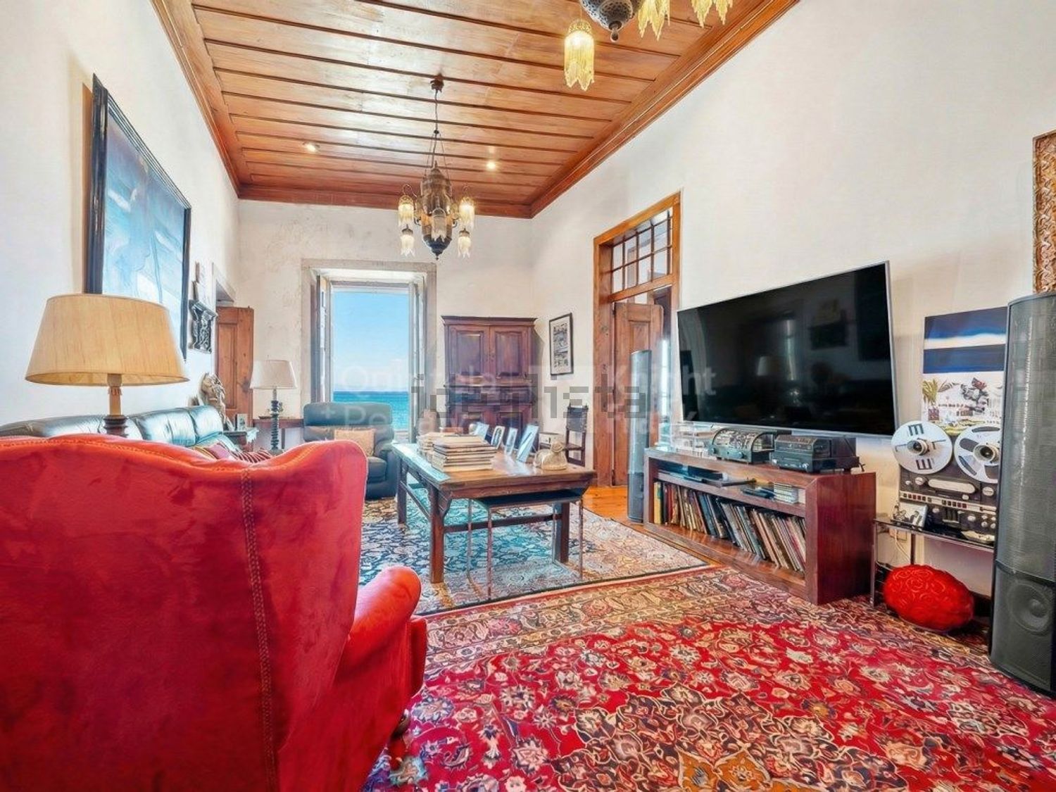 公寓 t6出售在Graça - 客厅