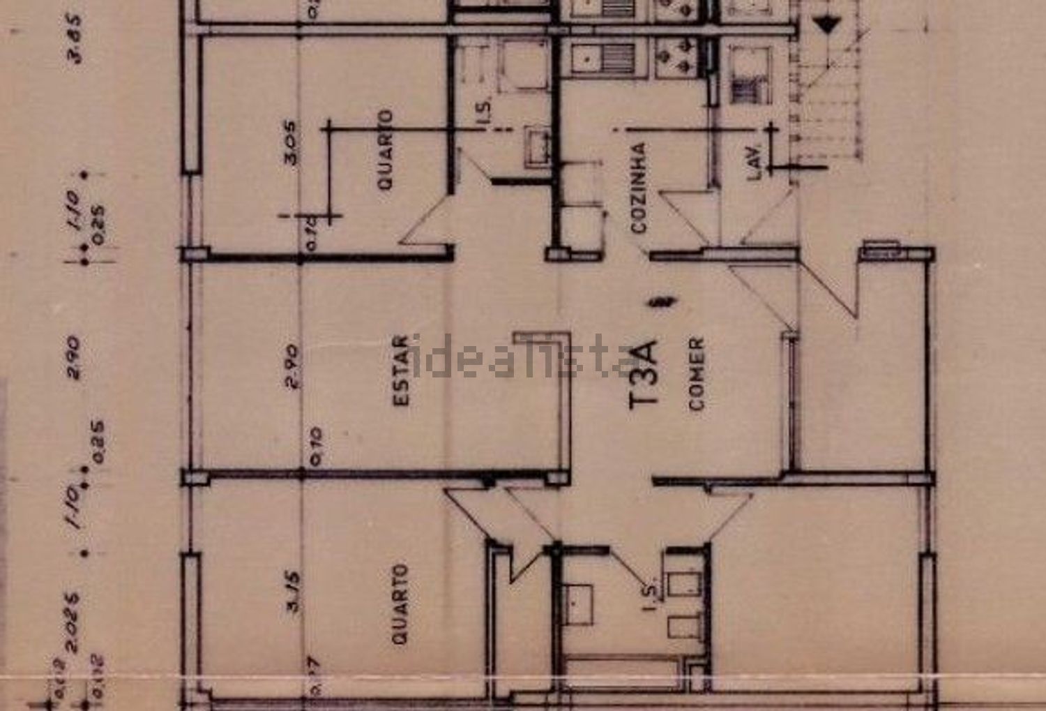 公寓 t4出售在Rua Almeida Garrett, 29 - 平面图