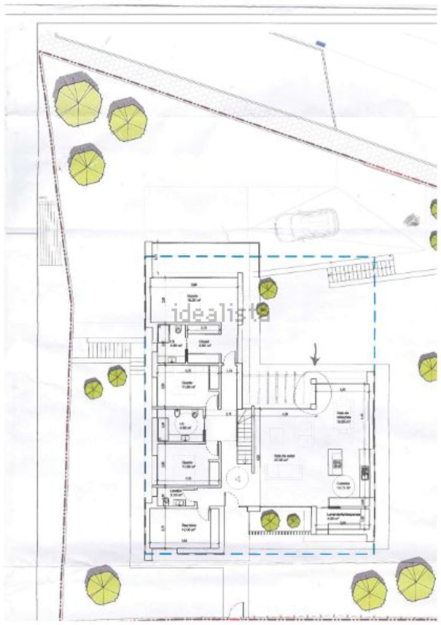 小楼房或独栋别墅出售在Praceta Da Lapa - 平面图