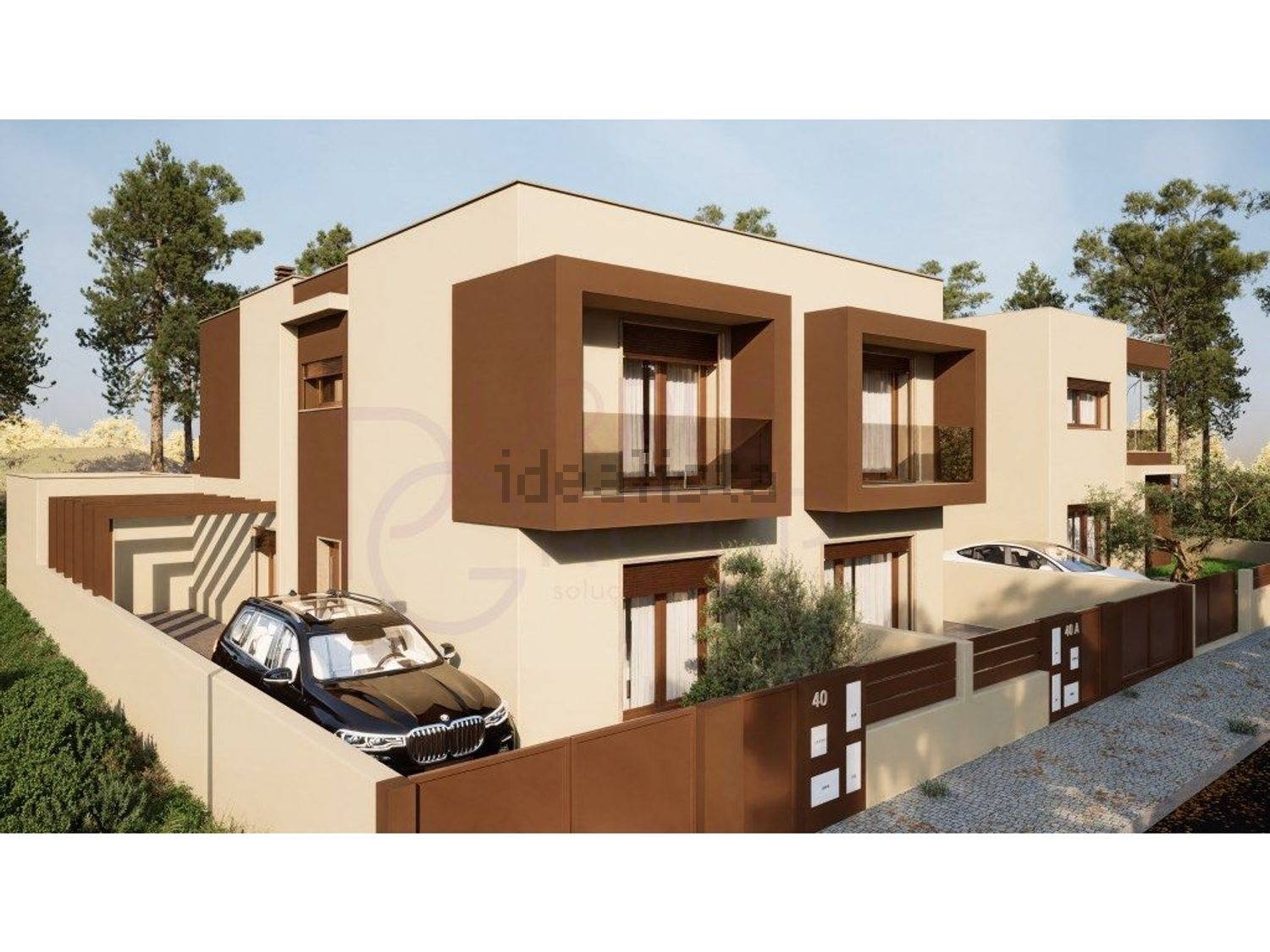 双拼别墅出售在Pinhal do General - 外立面