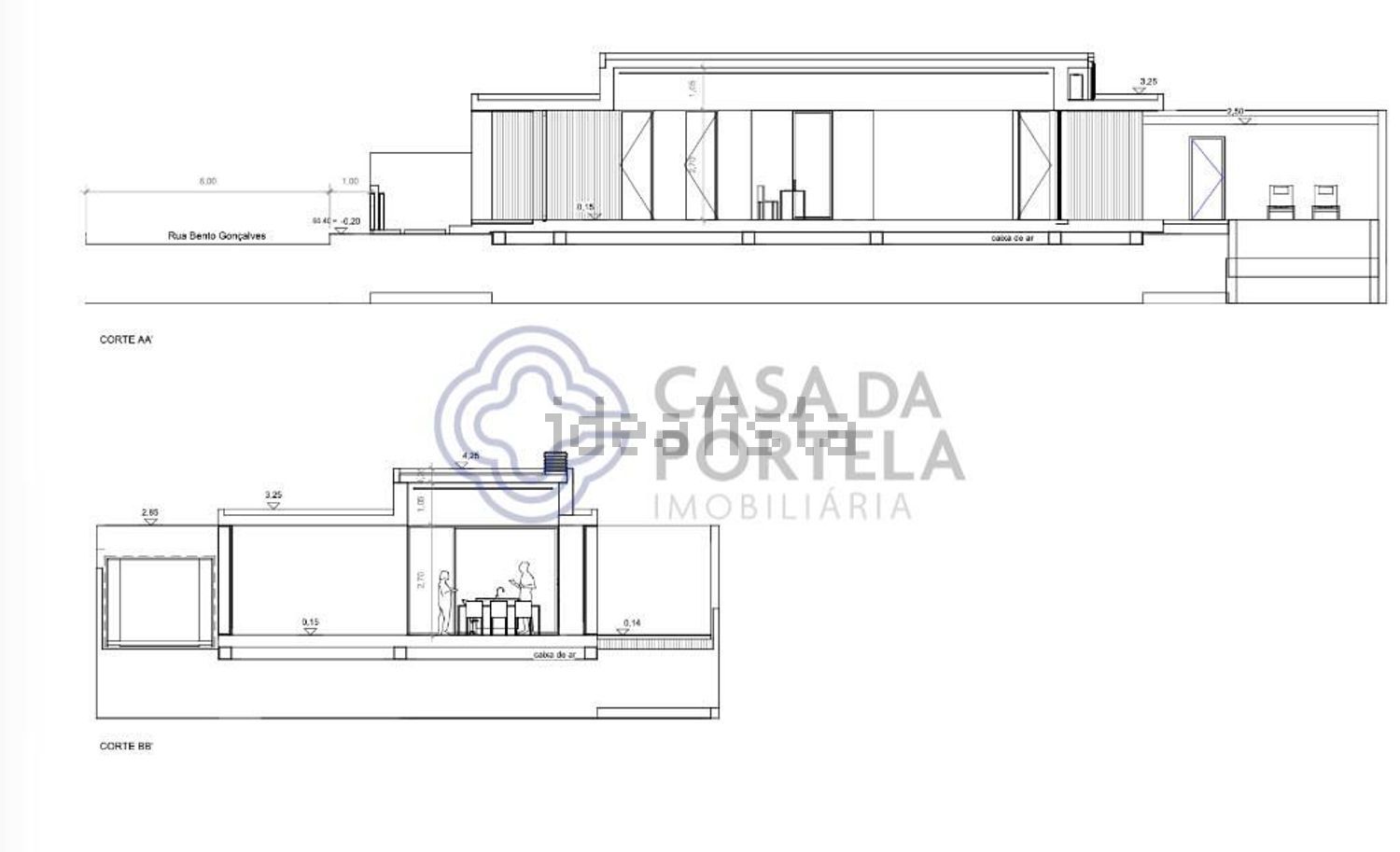 小楼房或独栋别墅出售在Centro - 平面图