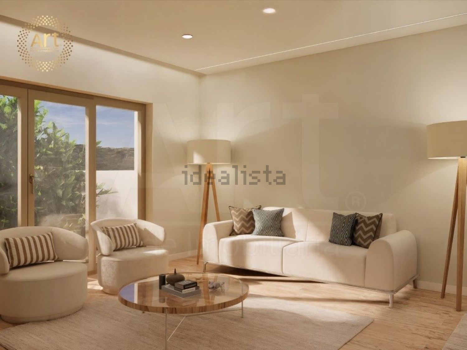 小楼房或独栋别墅出售在Avenida Principal - 客厅