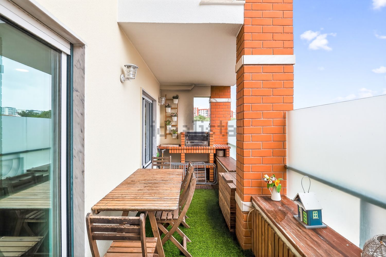 公寓 t3出售在Rua Madre Maria Clara, 31 - 阳台