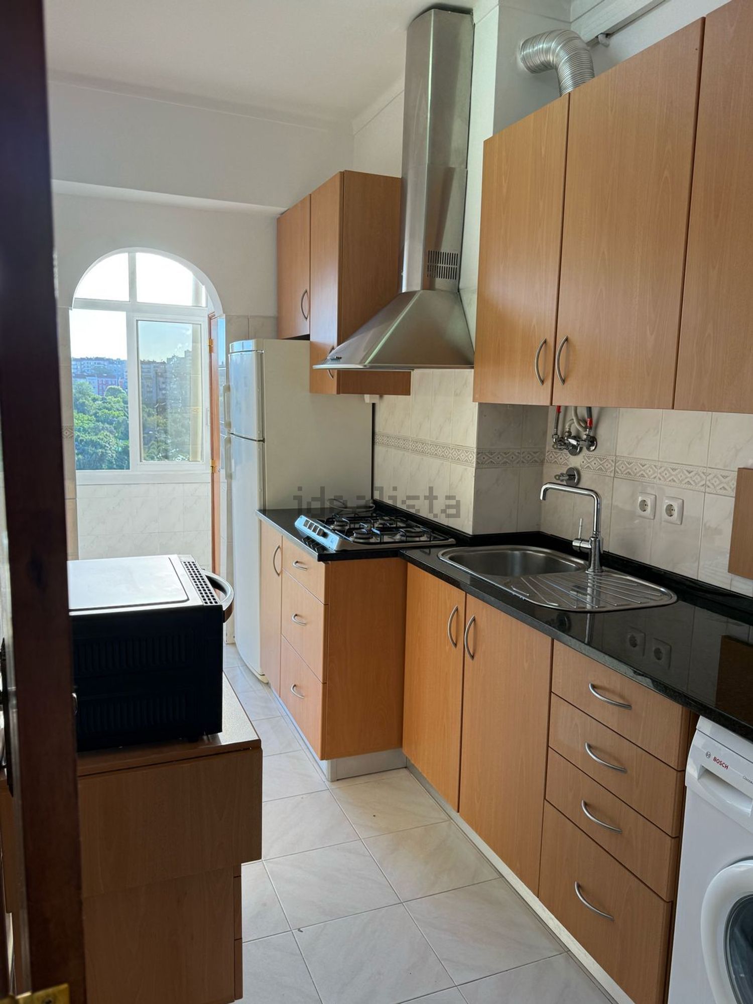 出租公寓 t1在Rua Lopes, 63 - 厨房