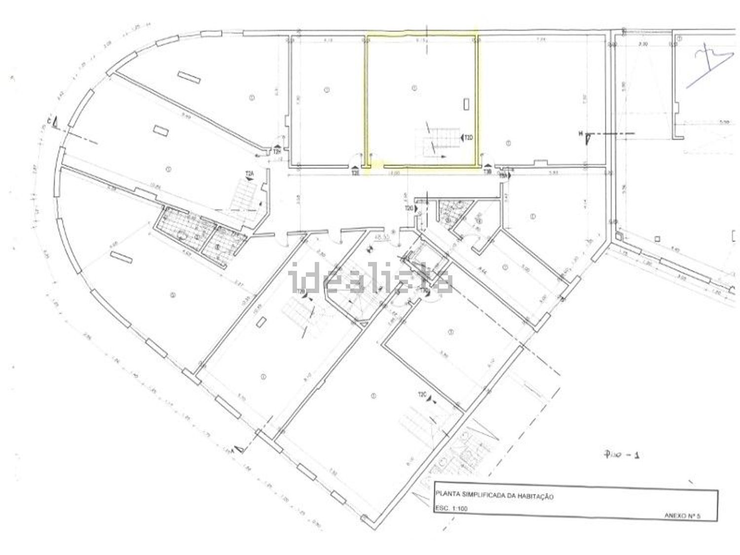 公寓 t2出售在Avenida da Estrada Real - 平面图