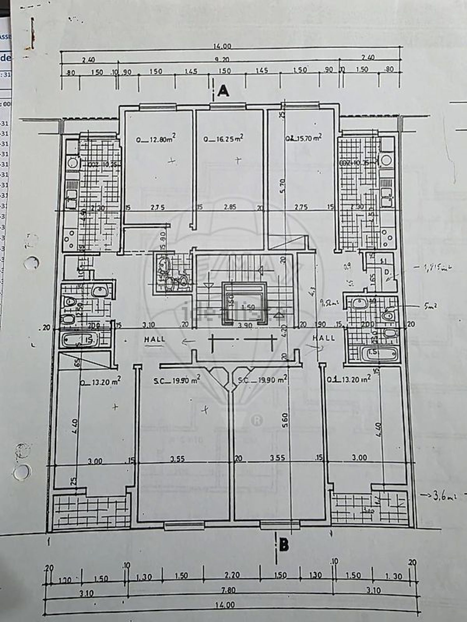 出租公寓 t3在Praceta Doutor Fernando Namora - 平面图