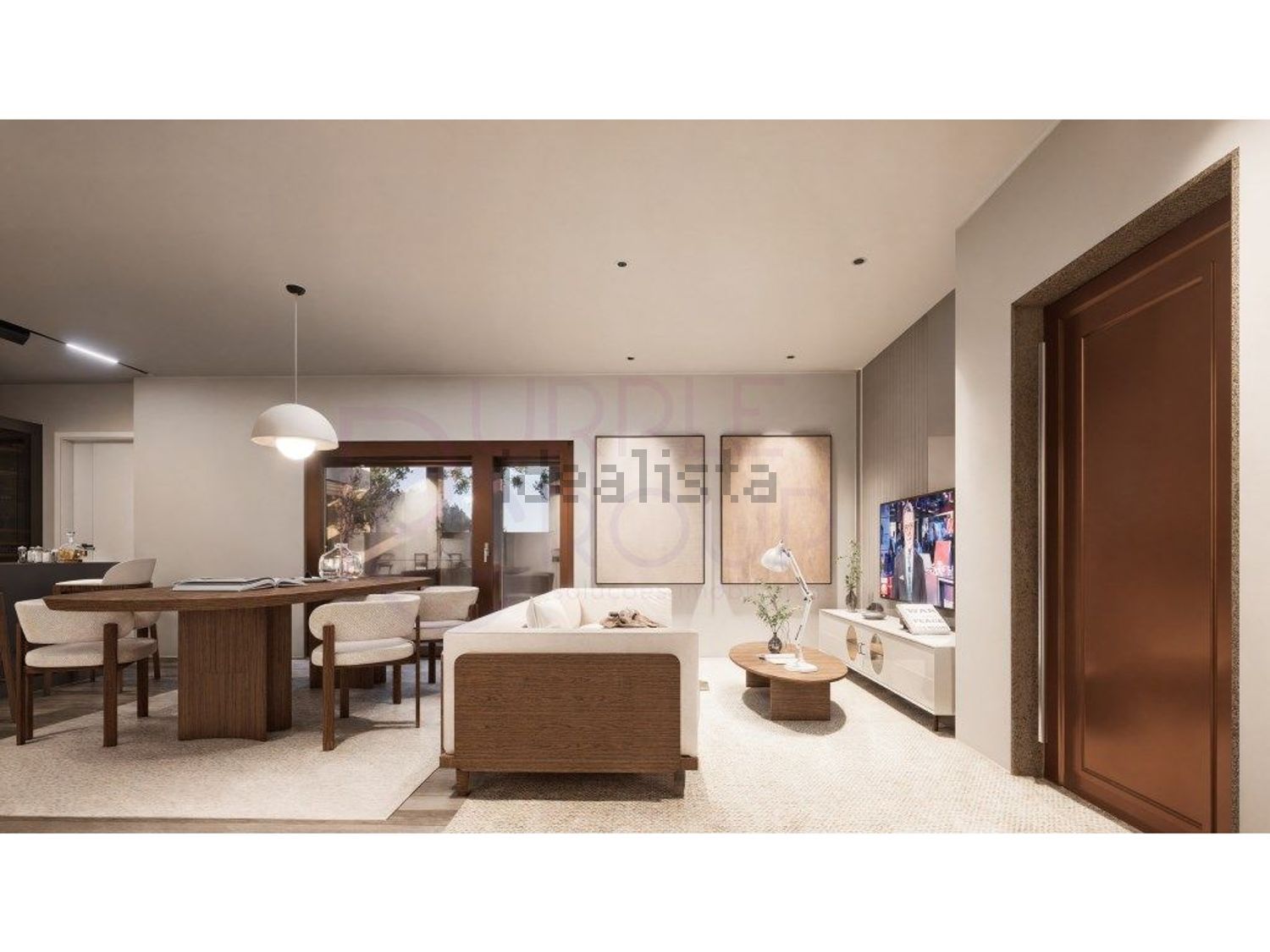 双拼别墅出售在Pinhal do General - 客厅