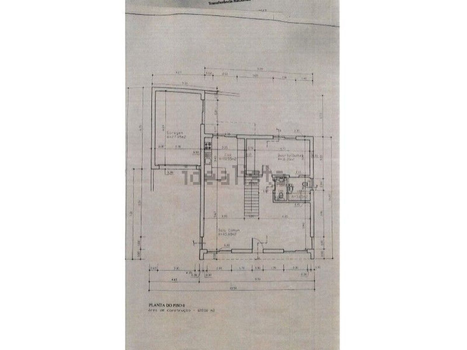 小楼房或独栋别墅出售在Santa Bárbara - 平面图