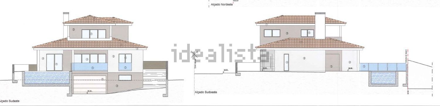 小楼房或独栋别墅出售在Travessa do Mar - 平面图