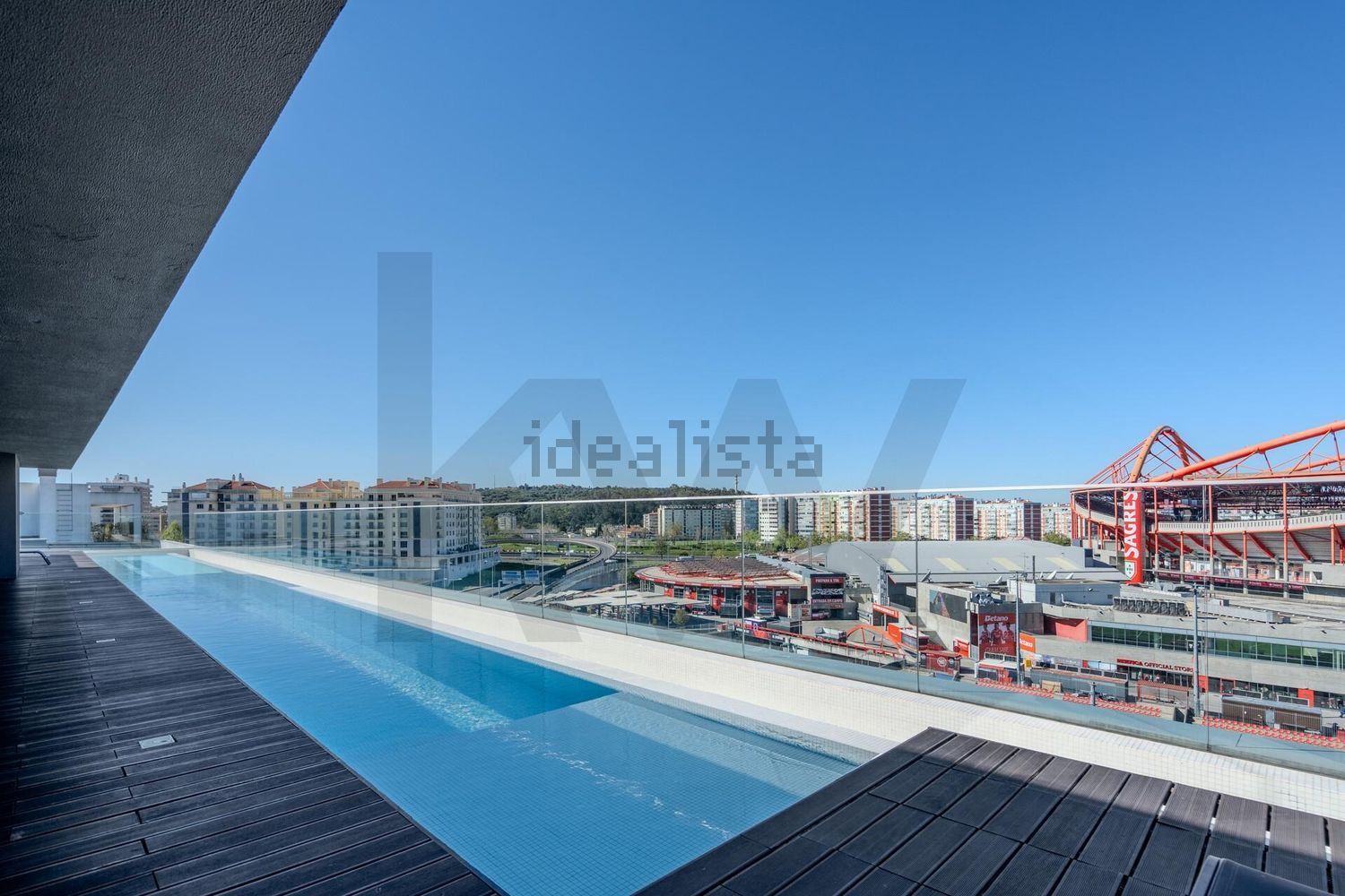 出租公寓 t1在Rua António Alçada Baptista, 10 - 游泳池