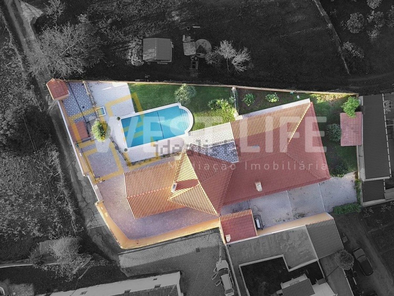 小楼房或独栋别墅出售在Vila de Colares - Mucifal - 平面图