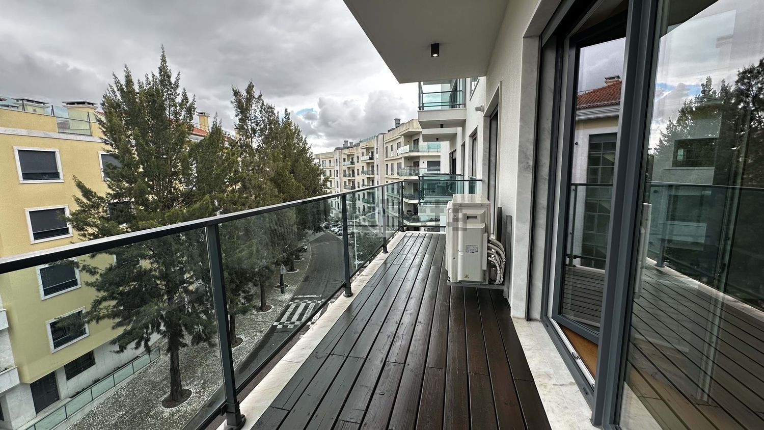 出租公寓 t2在Rua Daciano Costa - 阳台