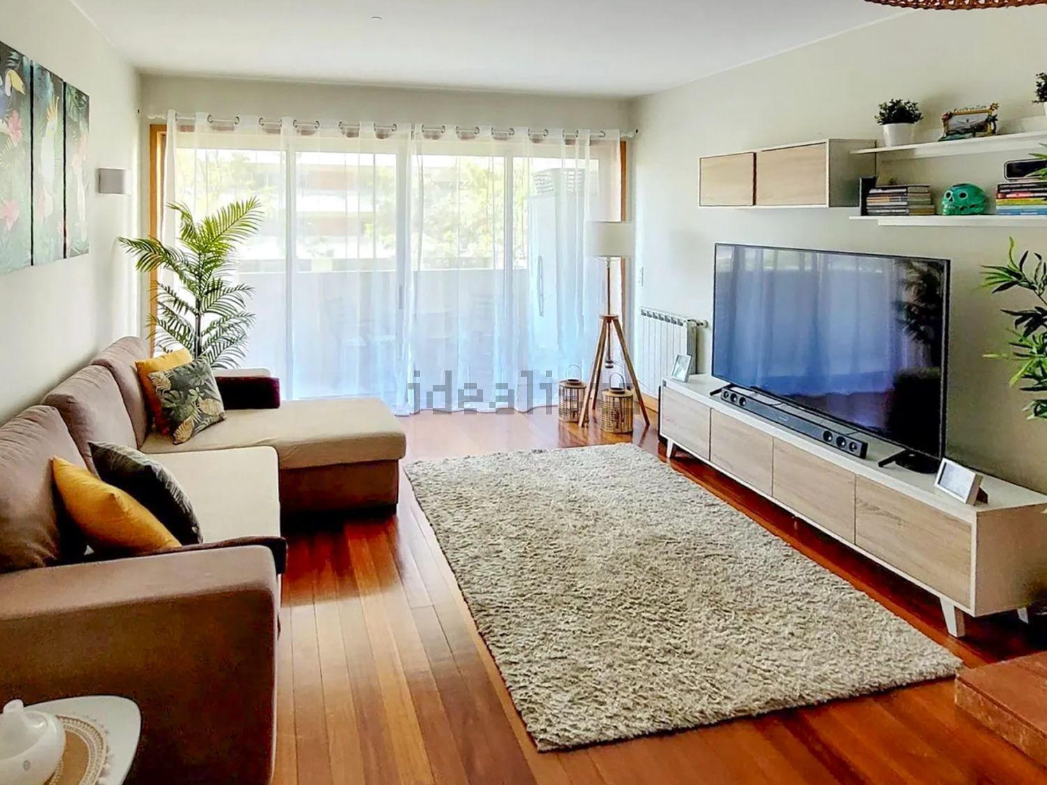 出租公寓 t1在Rua Arnaldo Ferreira - 客厅