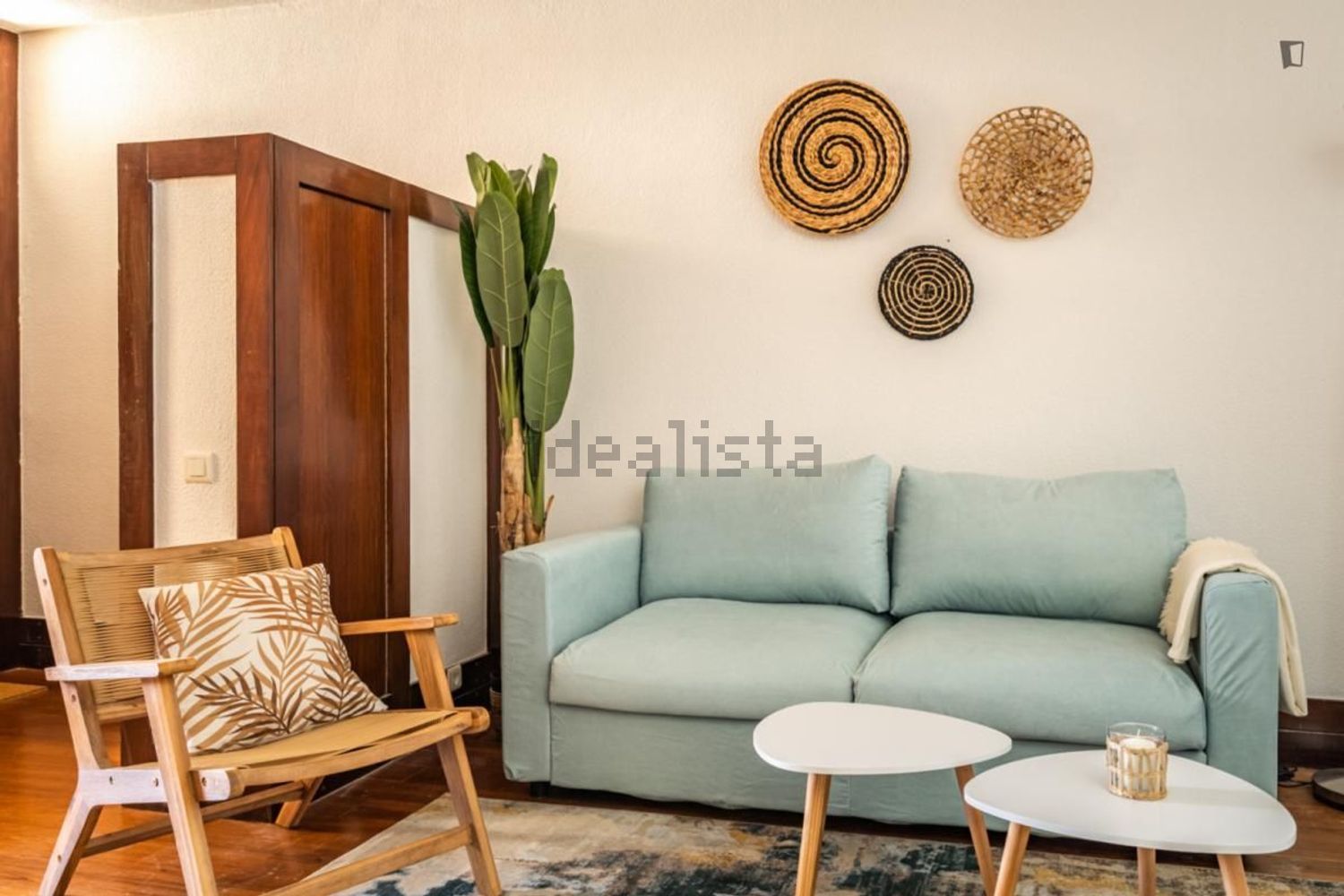 出租公寓 t2在Rua da Azinheira - 客厅