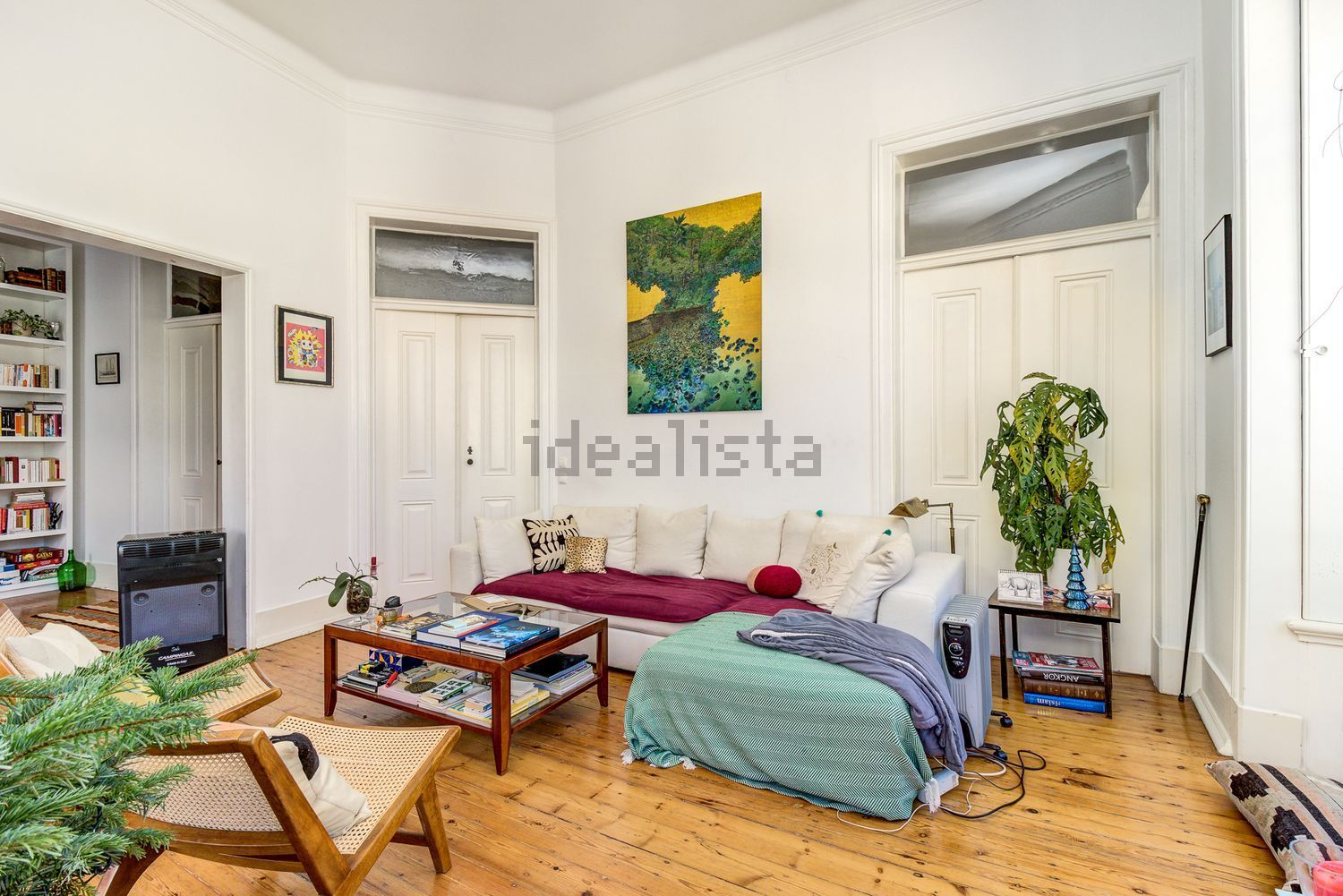 出租公寓 t4在Rua Chagas, 20 - 客厅