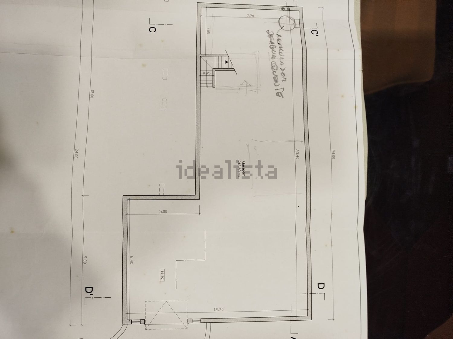 小楼房或独栋别墅出售在Travessa dos Sousas, 11 - 平面图
