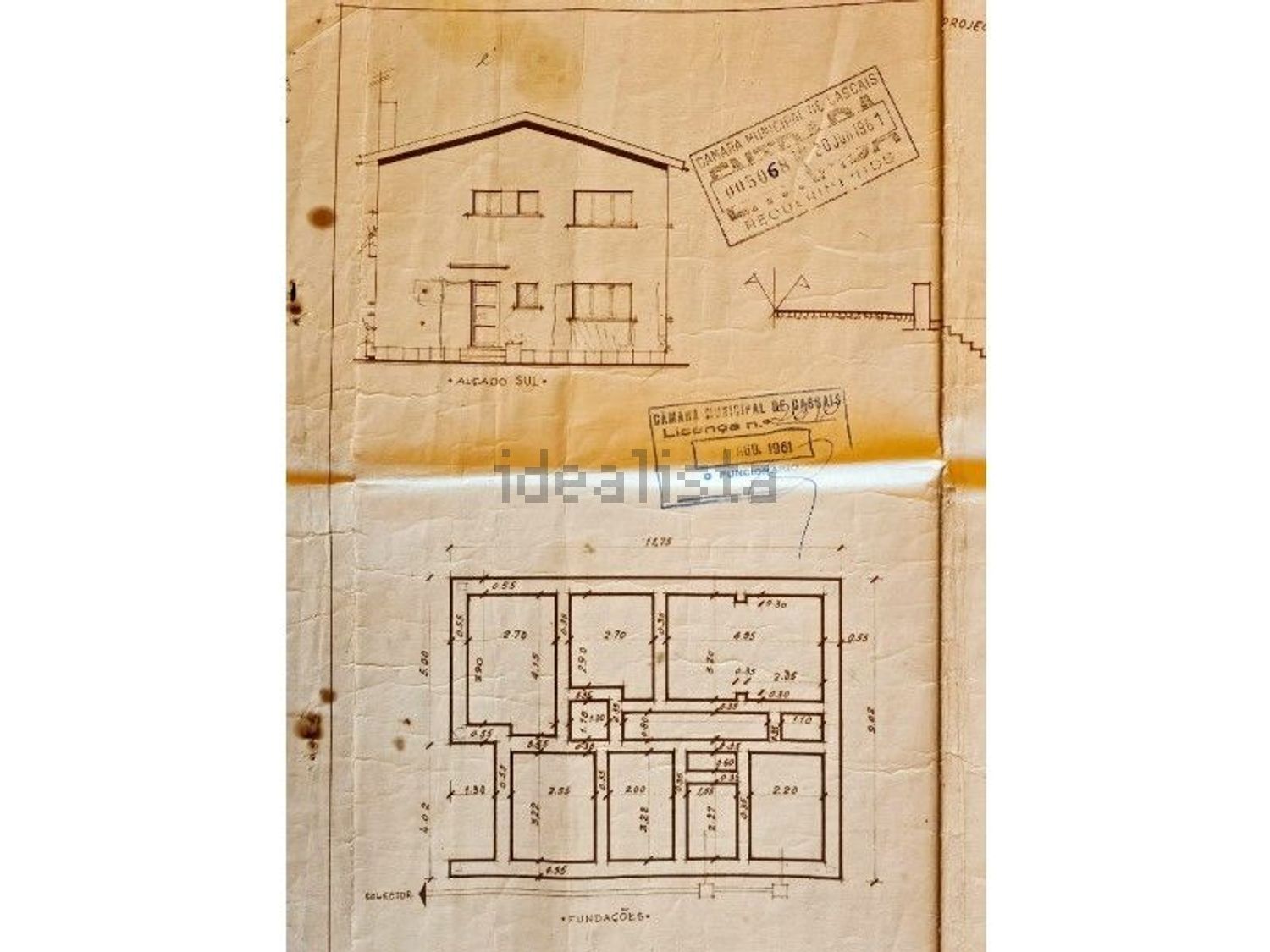 小楼房或独栋别墅出售在Rua Zambujal, 263 a - 平面图