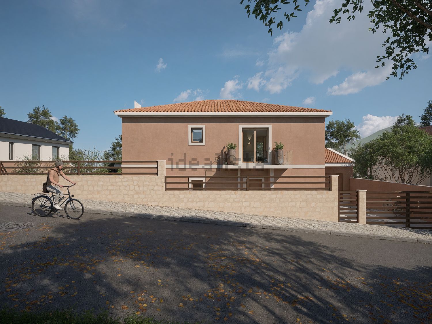 小楼房或独栋别墅出售在Rua Maria Matos, 74 - 外立面