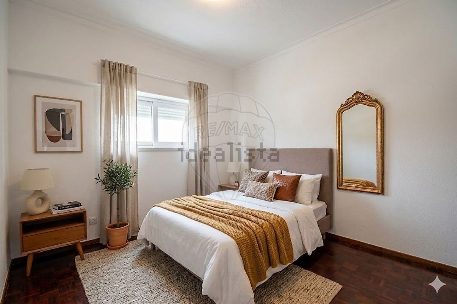 出租公寓 t1在Avenida Professor Doutor Reinaldo dos Santos - 卧室