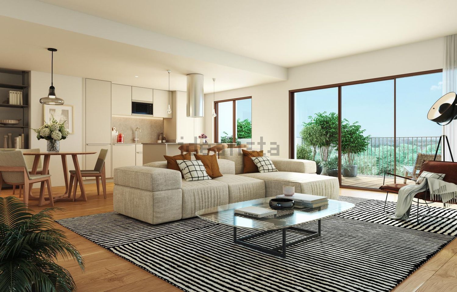 公寓 t1出售在Alto do Lumiar - Quinta das Conchas - Quinta do Lambert - 客厅