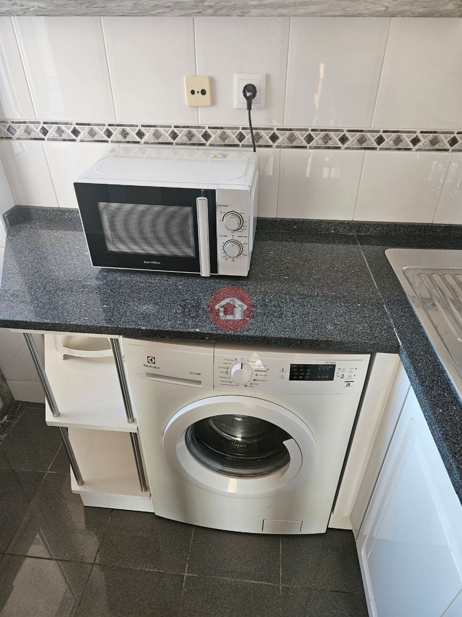 出租公寓 t2在Rua Comércio, 75 - 厨房