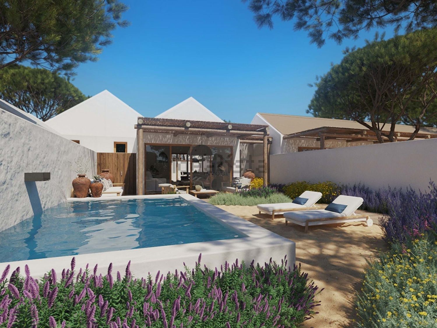 小楼房或别墅出售在Comporta - 游泳池