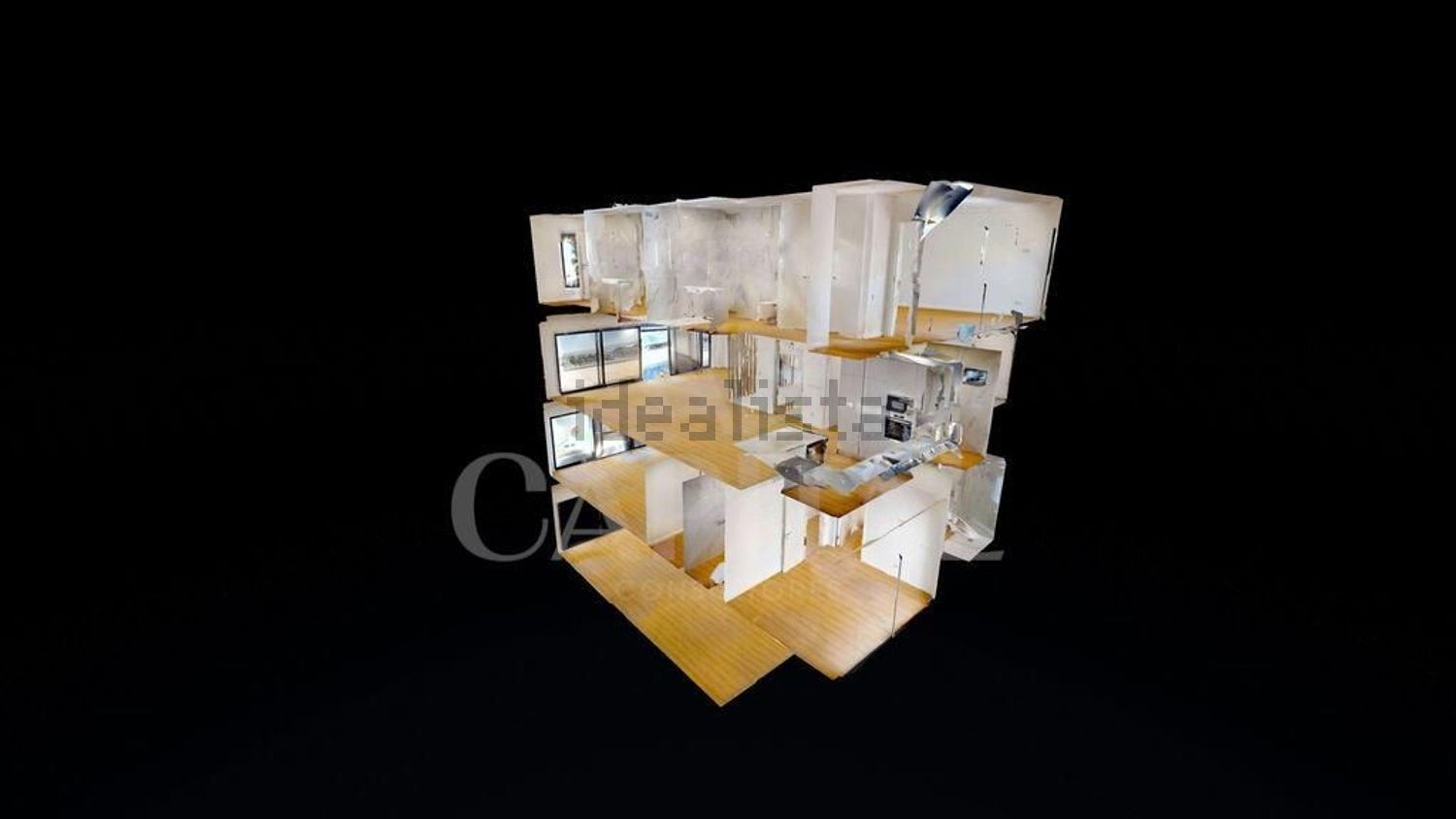 小楼房或独栋别墅出售在Rua da Calheta - 平面图