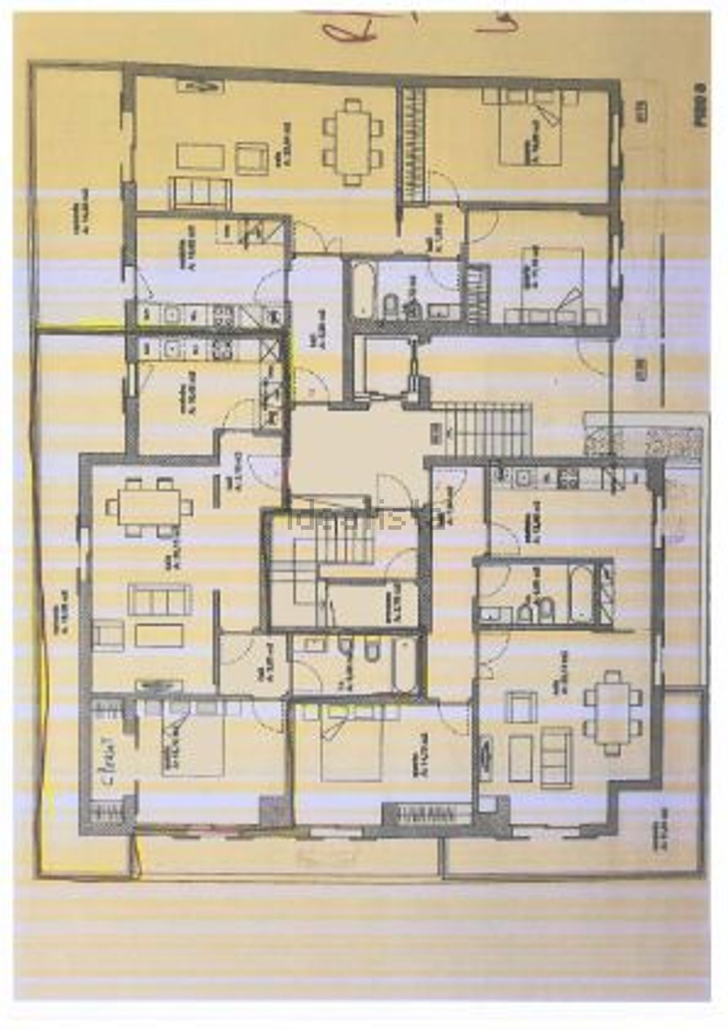 公寓 t1出售在Rua Vergílio Ferreira, 5 - 平面图
