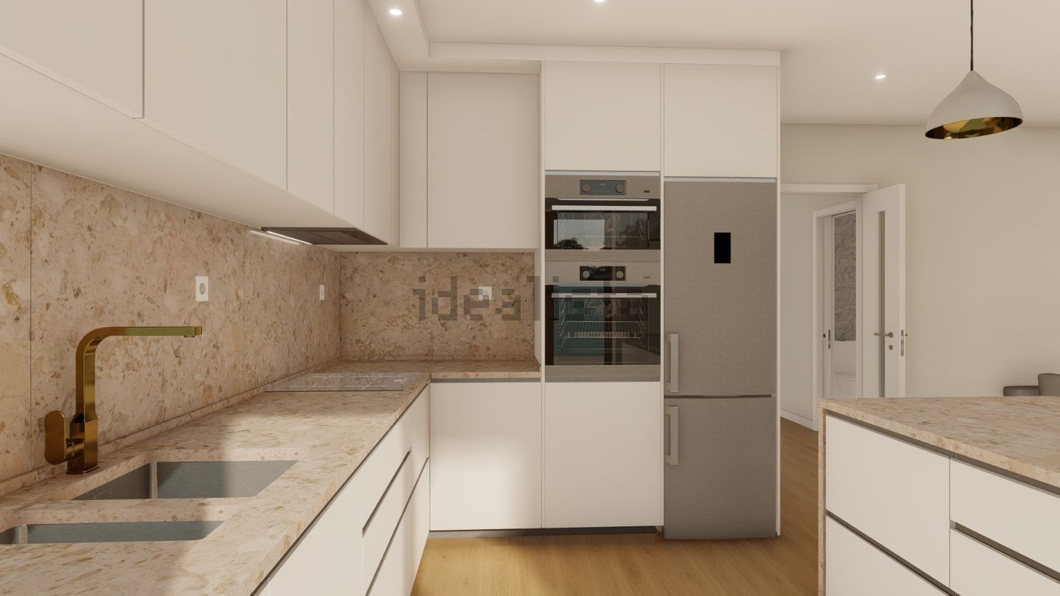 公寓 t2出售在Avenida José Antunes, 14 - 厨房